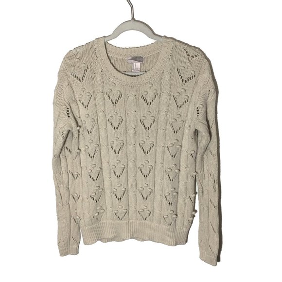 Love 21 Sweater with Knitted Raised Dots Size M - Picture 1 of 8